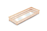 Bandeja Luxo Italiana Retangular Rose Gold M 34,5cm x 12,5cm x 4,5cm