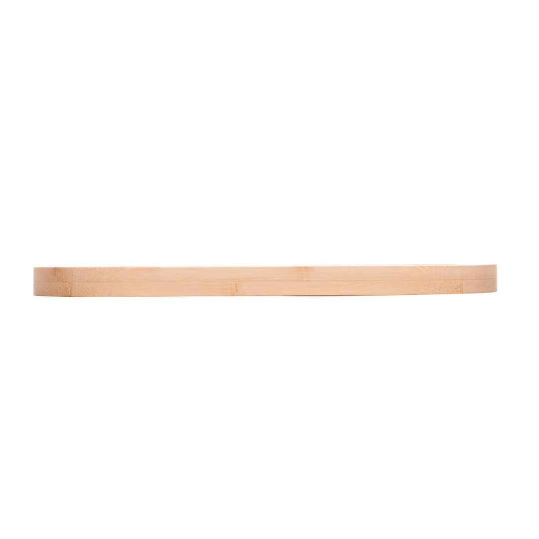 Bandeja Oval de Bambu Nature 24cm