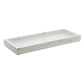 Bandeja Retangular Terrazo de Marmore 25cm