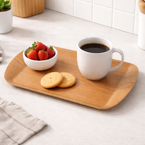 Bandeja Decorativa de Madeira 42,5cm