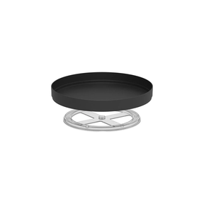 Organizador Giratório Lume Plástico Preto 25,5cm