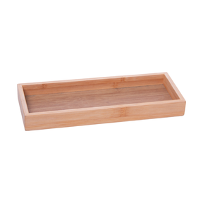 Bandeja Retangular em Bambu Nature 28cm