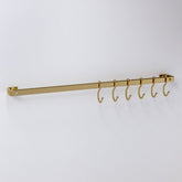 Barra de Piatina 45cm com 6 ganchos Dourada