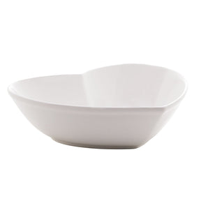 Bowl Cerâmica Coração Branco - 16,7cm