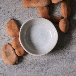 Bowl Ramequim Cerâmica Orgânico Latte 9cm