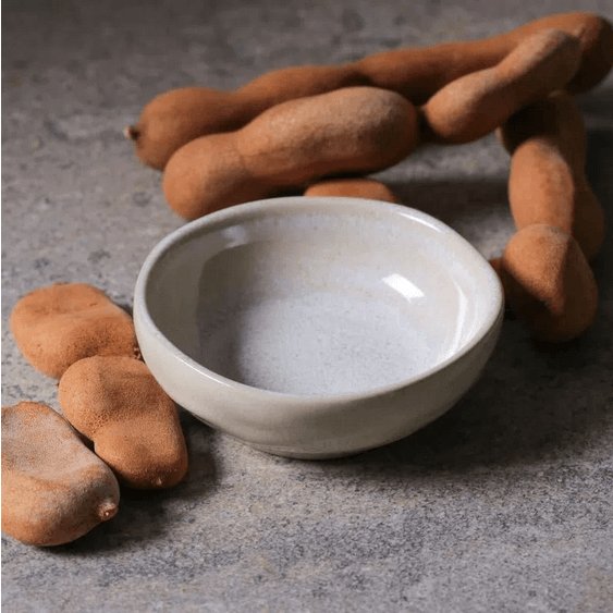 Bowl Ramequim Cerâmica Orgânico Latte 9cm