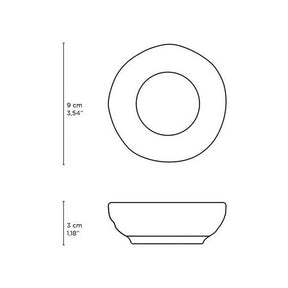 Bowl Ramequim Cerâmica Orgânico Latte 9cm