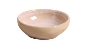 Bowl Ramequim Cerâmica Orgânico Litchi Rosa 9cm