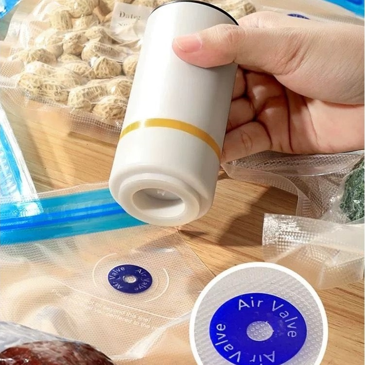 Kit Vácuo Inteligente Pro: 5 Sacos + Bomba Automática