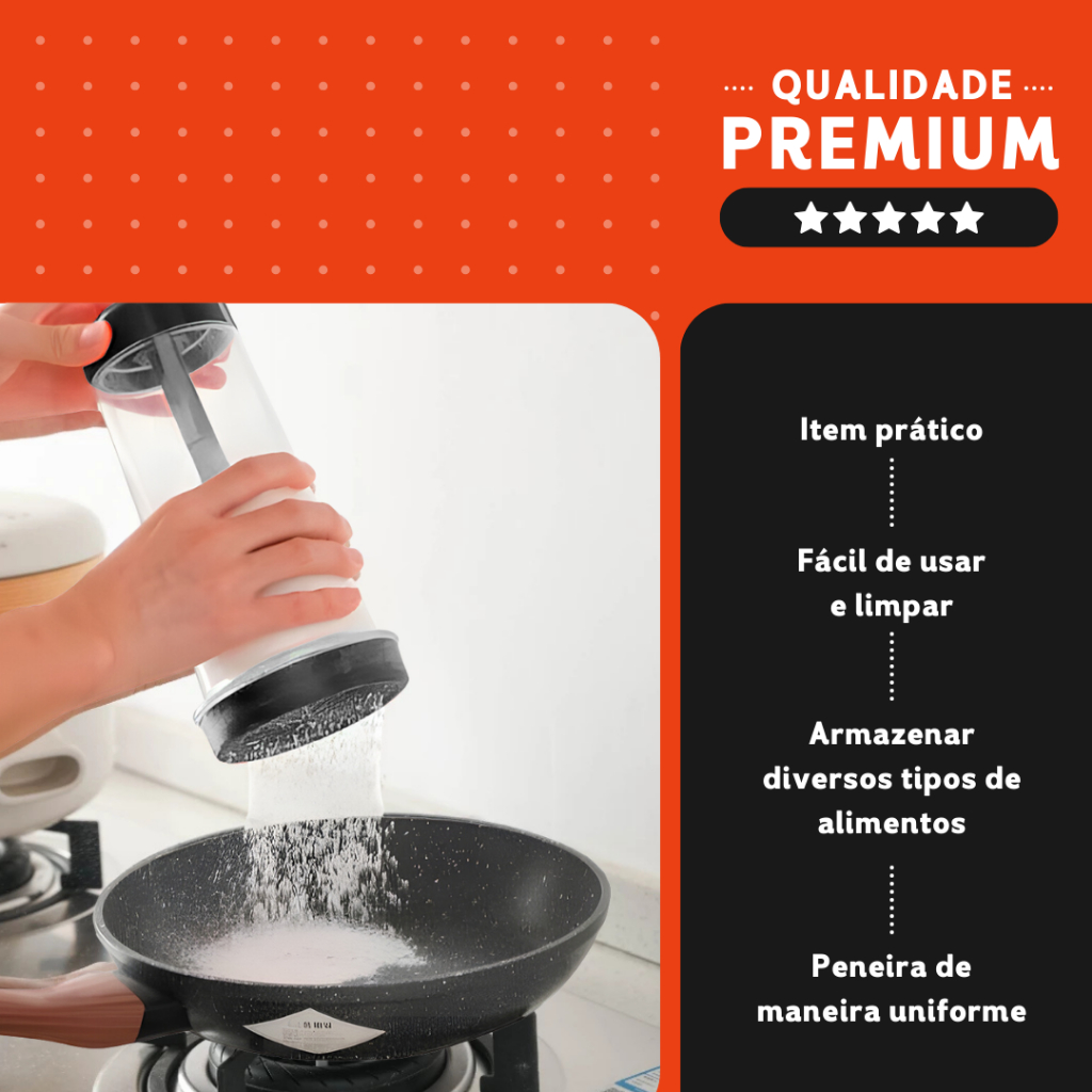 Tapioqueira Prática 2 Em 1 Smart Flow