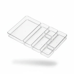 Organizador Modular Transparente com 7 Peças