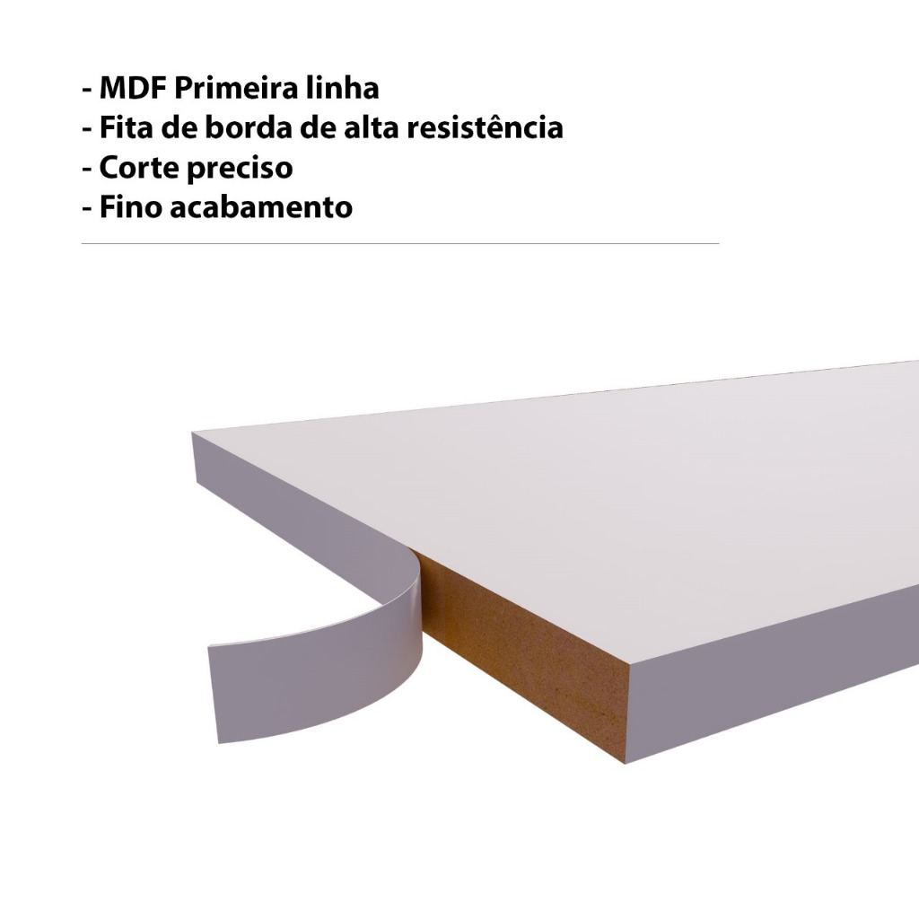 Prateleira Suspensa Estilo Industrial Rose Gold