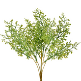Buque Folhas Flocos Artificiais Verde para Decoração