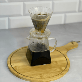 Cafeteira e Filtro de Vidro Borossilicato 500ml