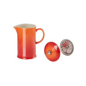 Cafeteira Prensa Francesa  Laranja 1 Litro Le Creuset