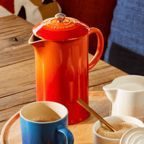 Cafeteira Prensa Francesa  Laranja 1 Litro Le Creuset