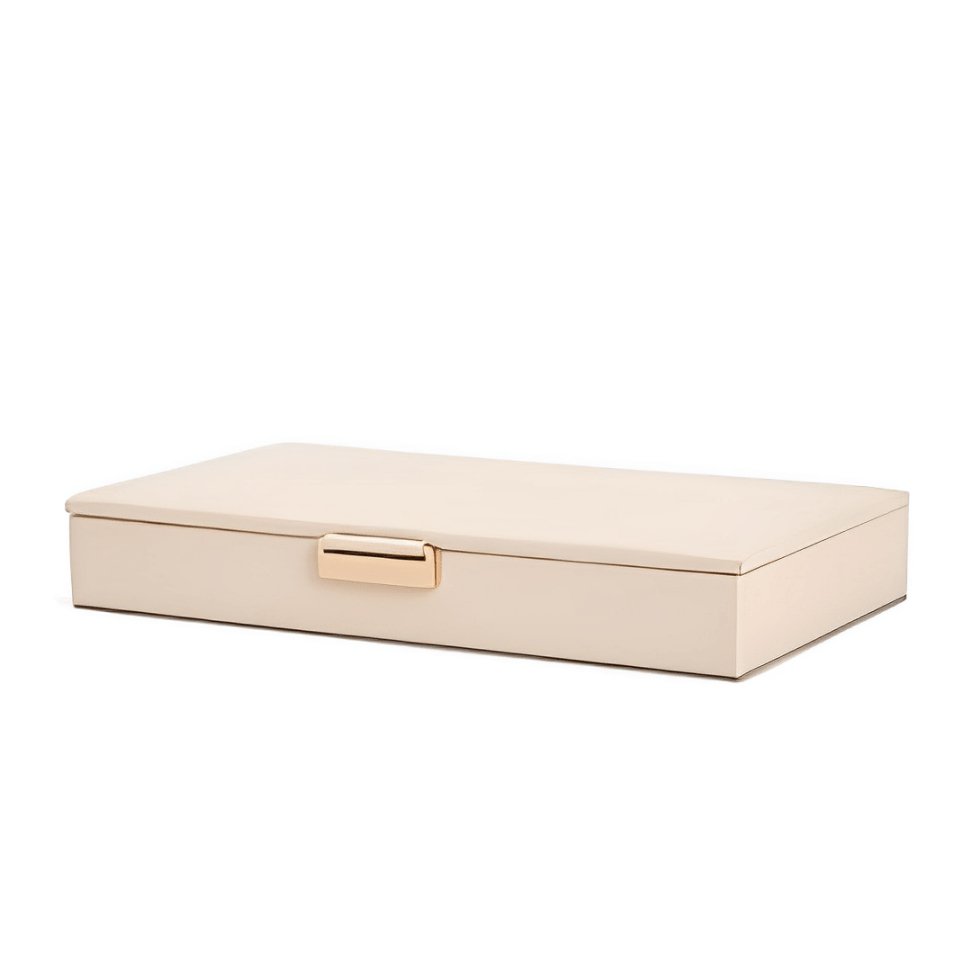 Caixa Decorativa em MDF com Revestimento em PU Bege 27cm