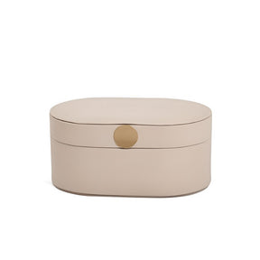 Caixa MDF com Revestimento em PU Bege 17,5cm