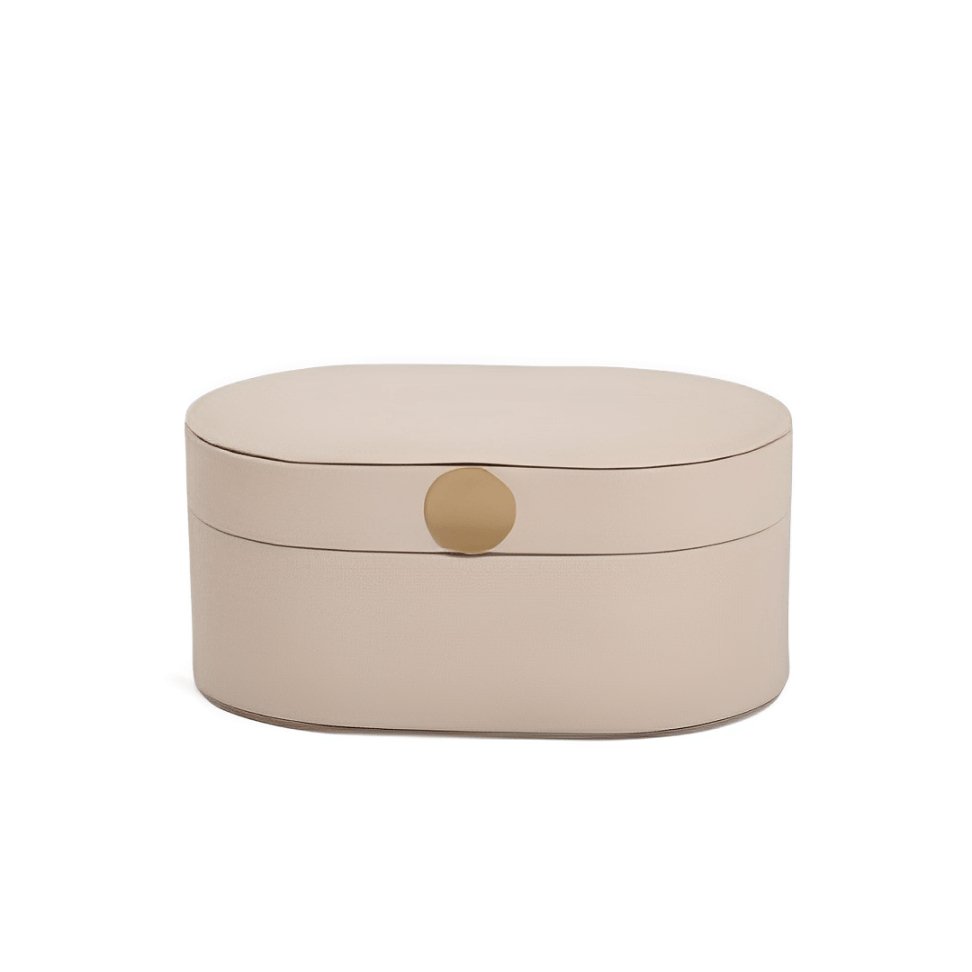 Caixa MDF com Revestimento em PU Bege 17,5cm