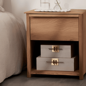Caixa Decorativa em MDF e PU Cinza 32,5cm G