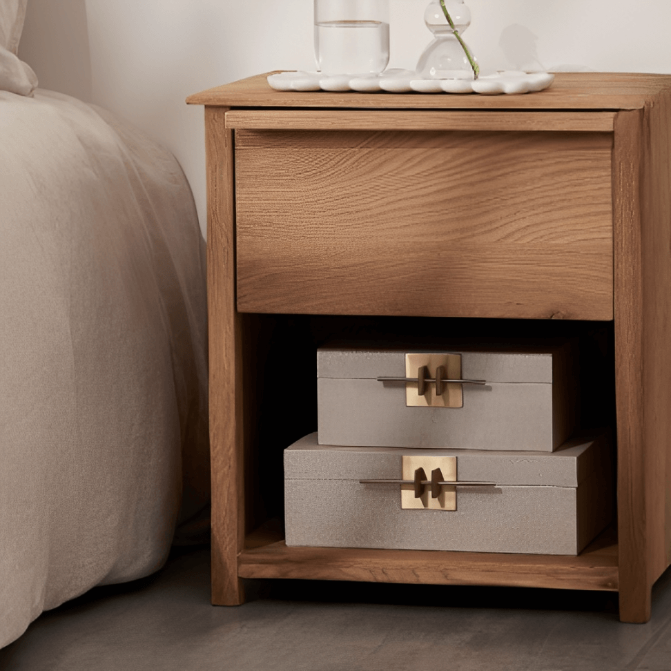 Caixa Decorativa em MDF e PU Cinza 32,5cm G