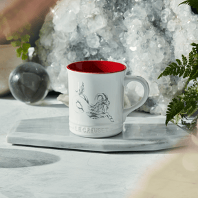 Caneca Seattle Zodíaco Capricórnio Branca 400ml Le Creuset