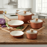 Jogo de Panelas Ceramic Life Indução Duna 5 Peças