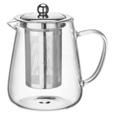 Chaleira de Vidro Borossilcato com Infusor em Aço Inox 750ml
