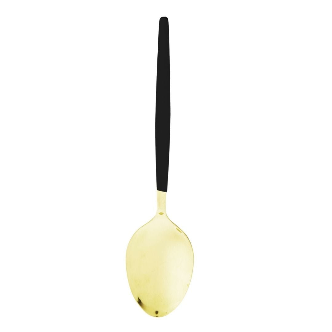Colher para Servir Aço Inox Opera Champanhe Preta 27cm