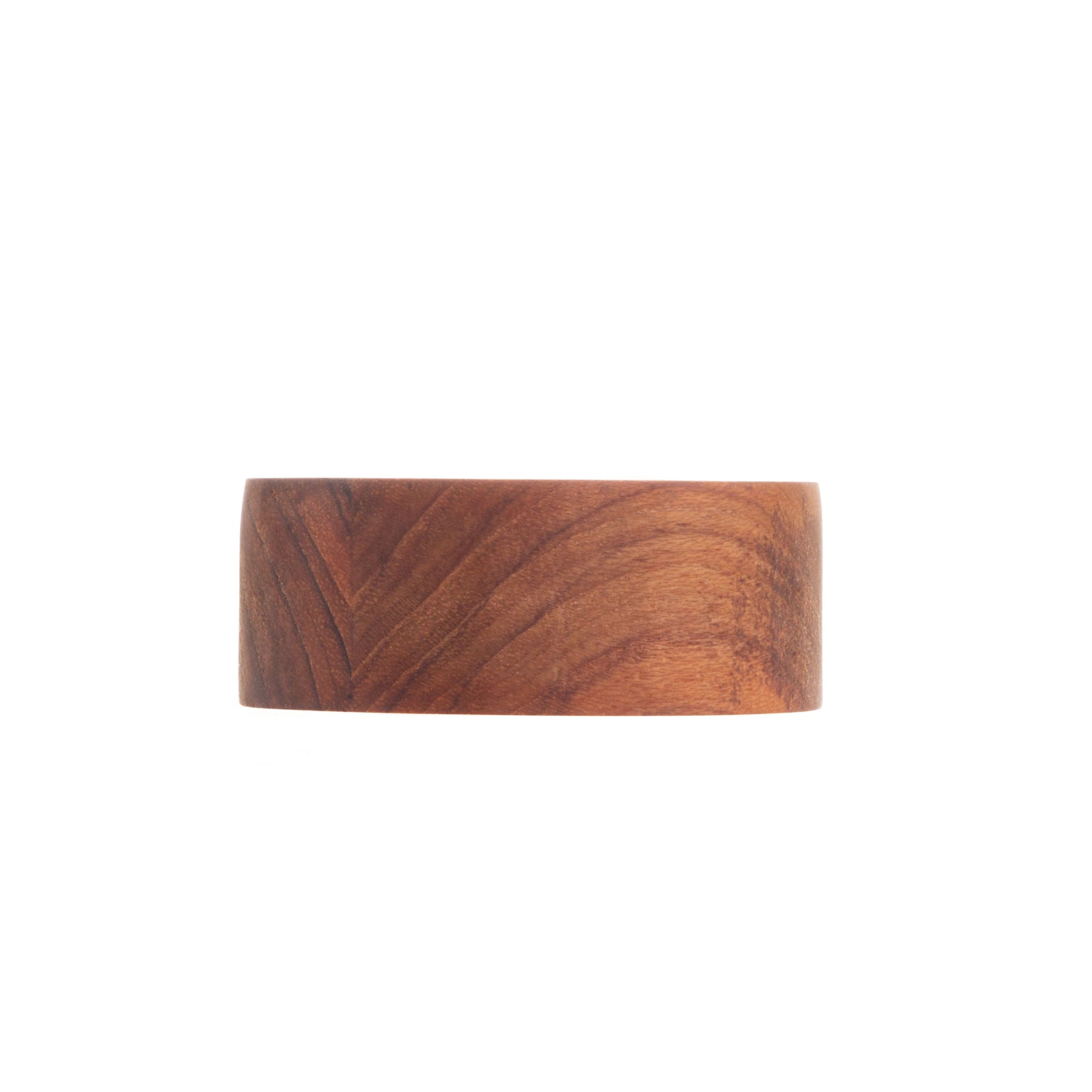 Conjunto 4 Anéis de Madeira para Guardanapo Marrom 8,4cm