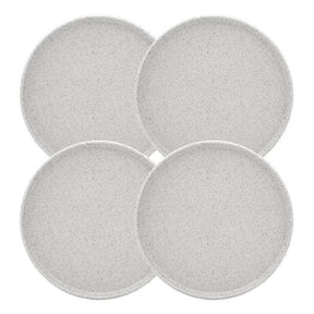 Conjunto 4 Pratos Baunilha 22,5cm
