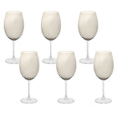 Conjunto 6 Taças Cristal Ecológico Para Vinho Fumê - 580ml