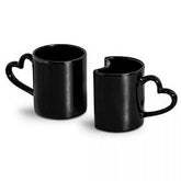 Conjunto Canecas Love Preto 2 Peças