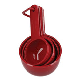 Conjunto Colheres de Medidas Vermelha 4 Peças KitchenAid