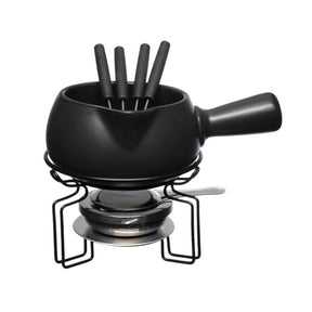 Conjunto de Fondue Genebra Preto 8 peças 750ml