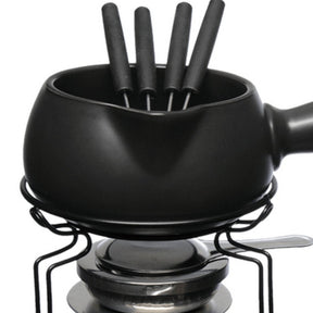 Conjunto de Fondue Genebra Preto 8 peças 750ml