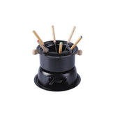 Conjunto de Fondue Lucerna Preto 11 Peças