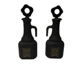 Conjunto Galheteiro Porta Azeite e Vinagre Kitchen de Vidro Preto 300ml 2 Peças