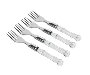 Conjunto Garfos Para Sobremesa 4 Peças Tasty Cristal