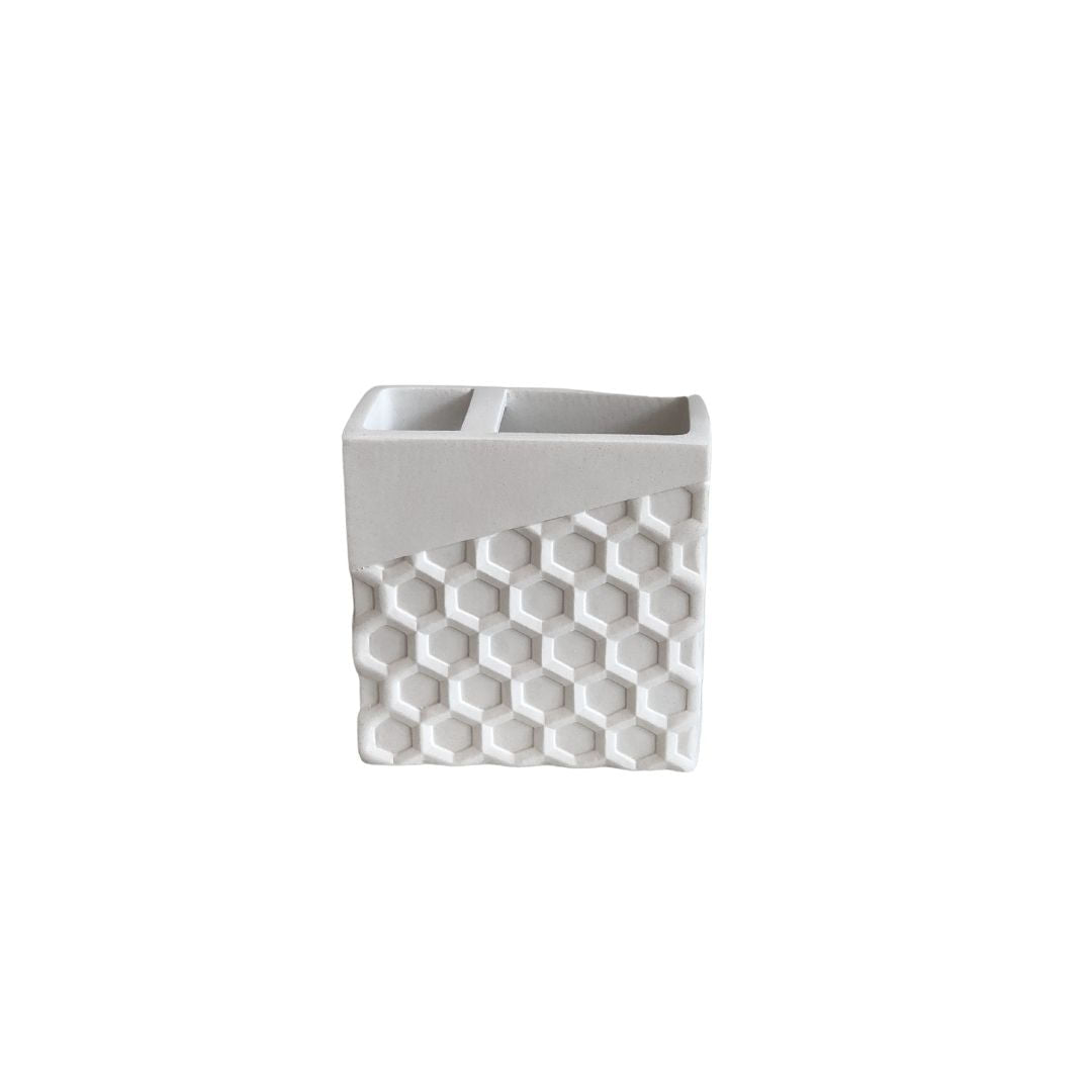 Conjunto Para Banheiro De Resina Branco