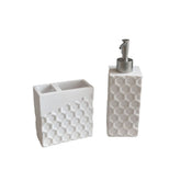 Conjunto Para Banheiro De Resina Branco