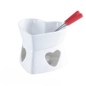 Conjunto para Fondue  Branco 7 Peças
