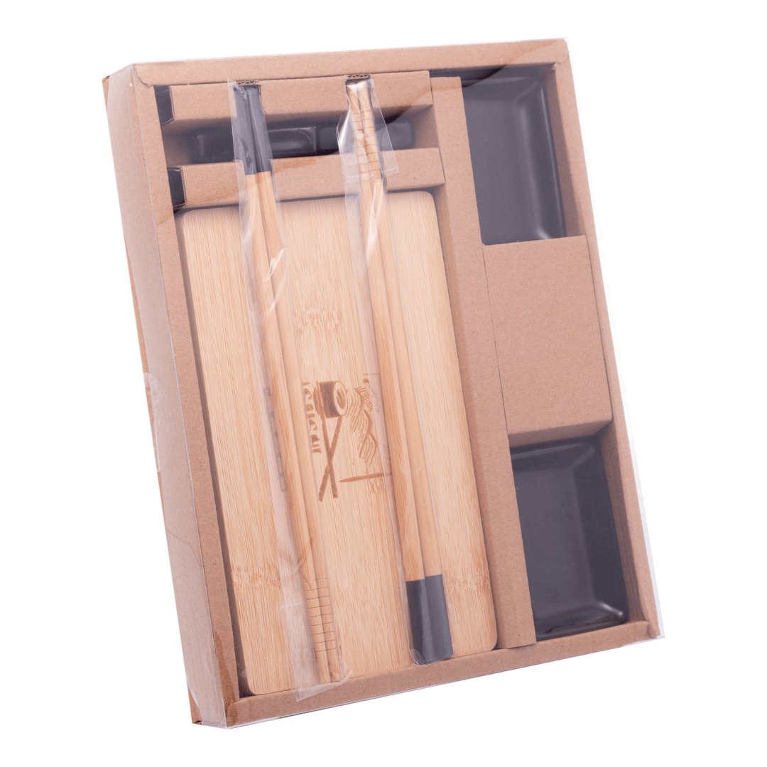 Conjunto para Sushi de Bambu Sapporo 8 Peças