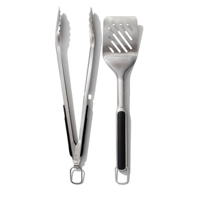 Conjunto Pinça e Espátula para Churrasco em Aço Inox 2 Peças Oxo