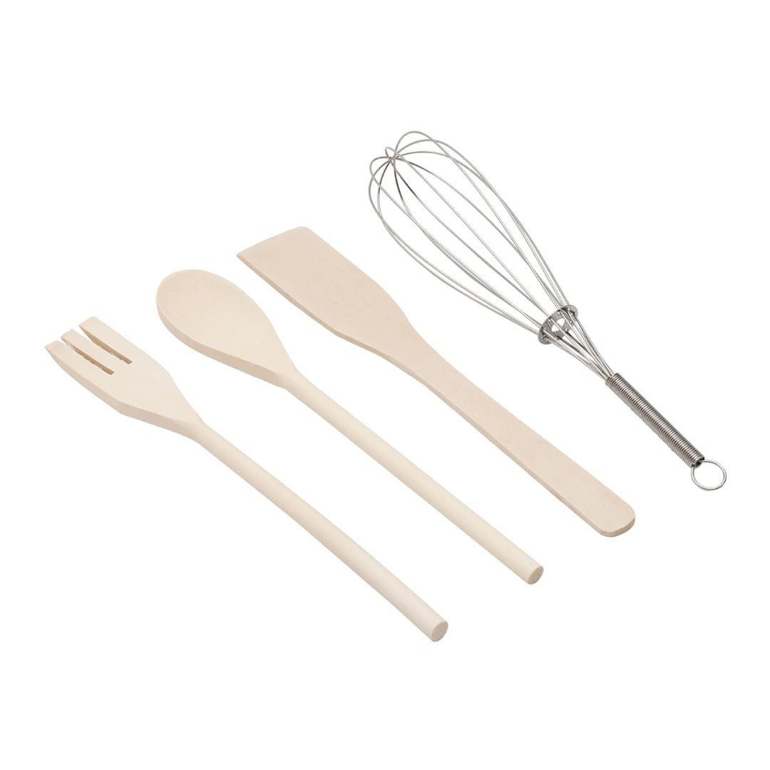 Conjunto Utensílios para Cozinha com Suporte em Cerâmica 5 Peças