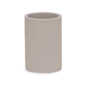 Copo Multiuso Porta Objetos em Polirresina Cinza 11,5cm