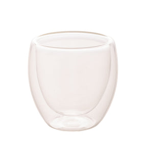 Copo para Café Parede Dupla em Vidro Borossilicato Transparente 70ml
