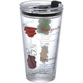 Copo para Drink com Canudo Celebrate 450ml
