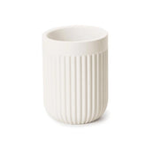 Copo Porta Escova Cimento Branco 10cm