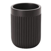 Copo Porta Escova Cimento Preto 10cm